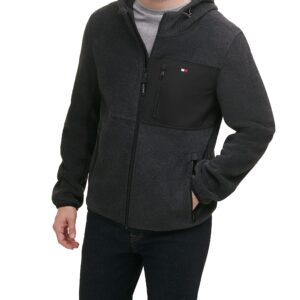 Tommy Hilfiger Men's Hooded Performance Fleece Jacket